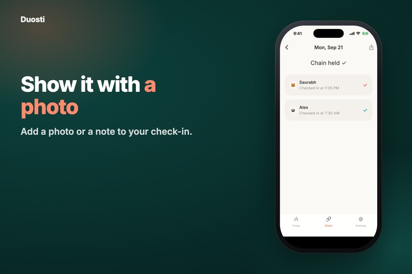 Duosti: Habit Tracker for Two – screenshot 3