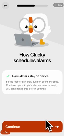 Clucky - Loud Alarm Clock – screenshot 2