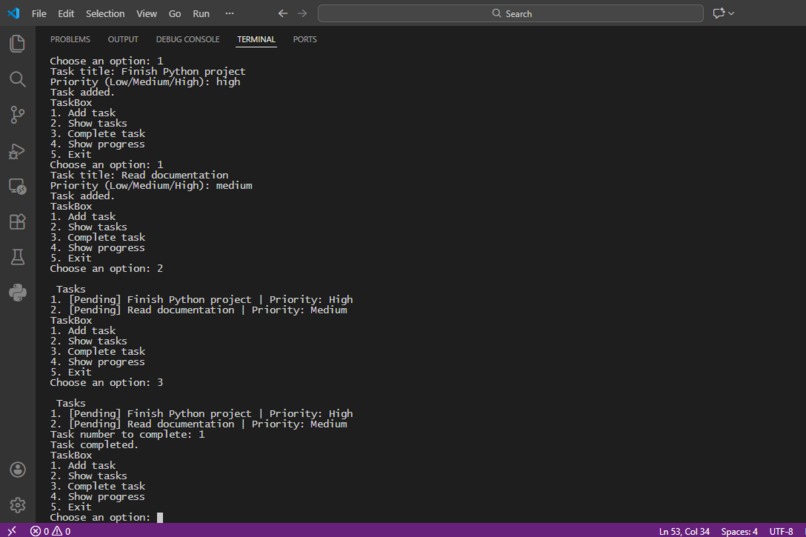 TaskBox – screenshot 4