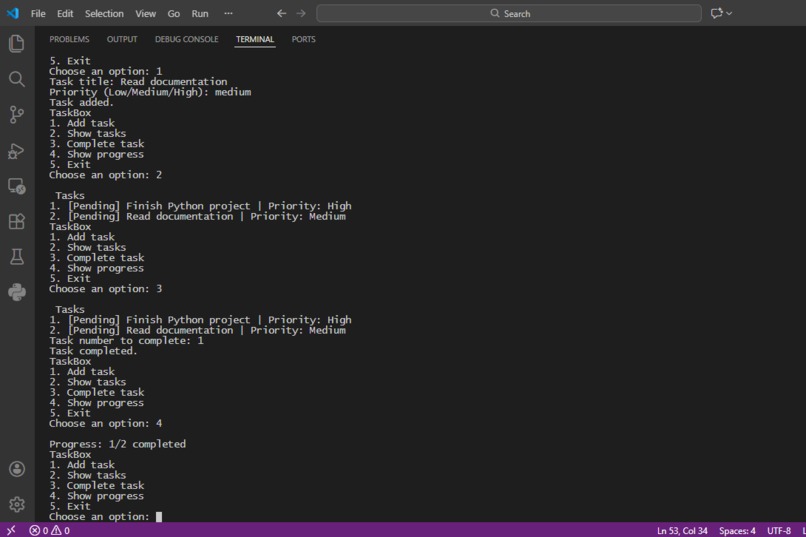TaskBox – screenshot 5