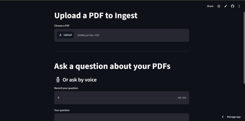 DocuVoice-RAG – screenshot 3