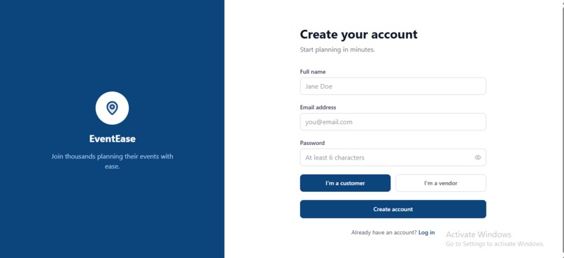 EventEase – Event Booking platform – screenshot 3