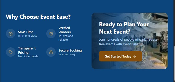 EventEase – Event Booking platform – screenshot 8