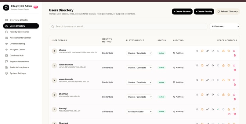Assessment Integrity OS – screenshot 3