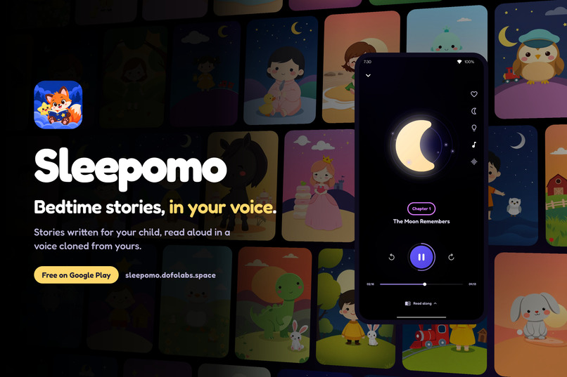 SleepOmo: Kids Audio Stories – screenshot 1
