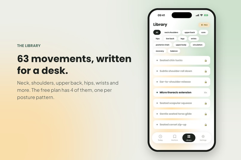 Undae: invisible movement breaks for desk workers – screenshot 4