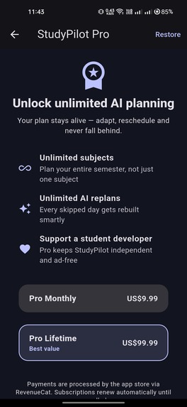 StudyPilot – screenshot 5