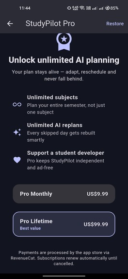 StudyPilot – screenshot 6