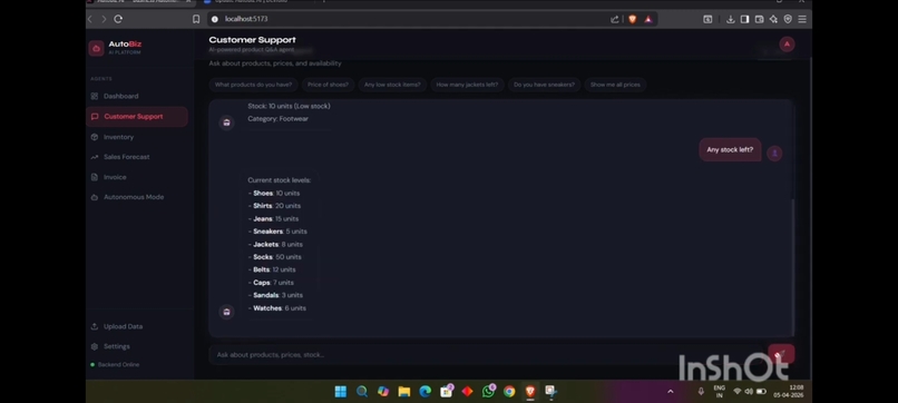 AutoBiz – screenshot 2