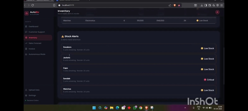 AutoBiz – screenshot 5