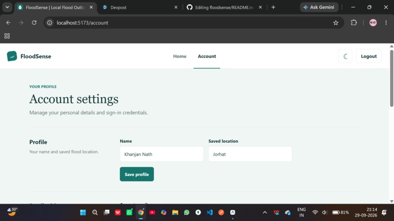 FloodSense – screenshot 3