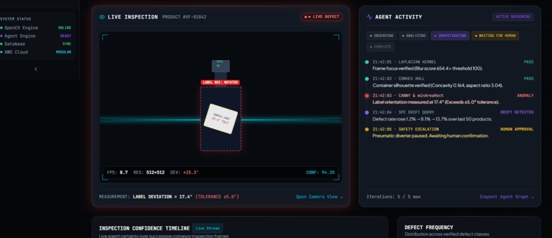 VisionForge — Agentic Industrial Inspection – screenshot 2