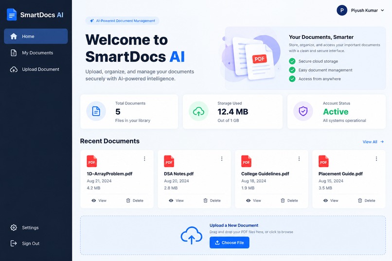 SmartDocs AI – screenshot 1