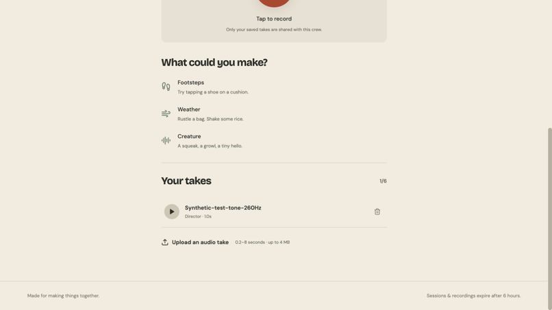 Foley – screenshot 1