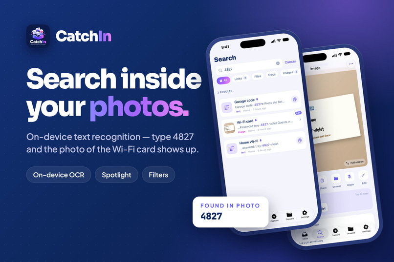 CatchIn: Save & Find Anything – screenshot 2