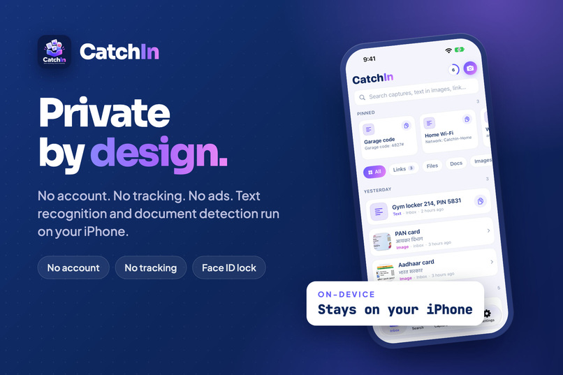 CatchIn: Save & Find Anything – screenshot 8