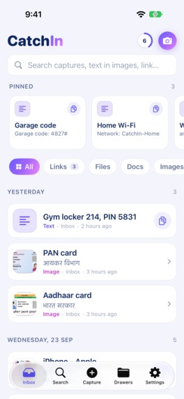CatchIn: Save & Find Anything – screenshot 10