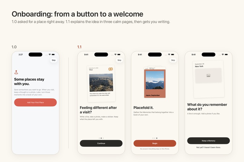 Placefold: Travel Journal – screenshot 4