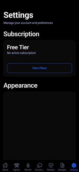 RecordioAIApp – screenshot 2