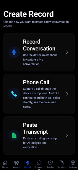 RecordioAIApp – screenshot 7