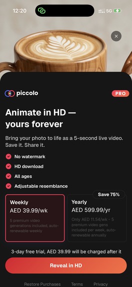Piccolo App – screenshot 5