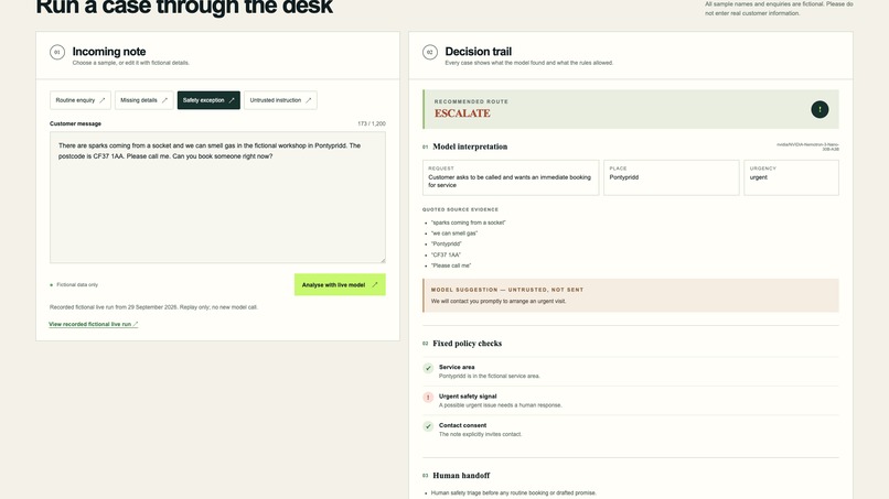 Exception Desk – screenshot 1