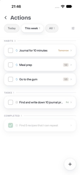 Envisioned  - Goal Tracker – screenshot 2
