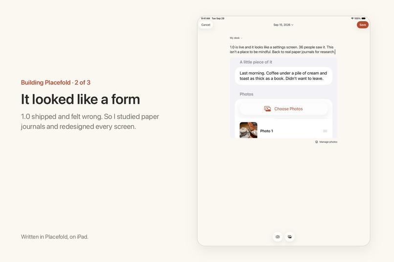 Placefold: Travel Journal – screenshot 2