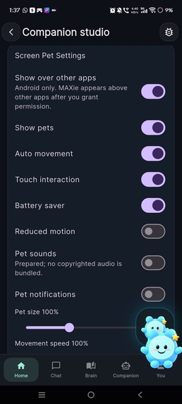 MAXie — AI Companion – screenshot 4
