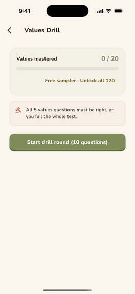 AU Citizenship Test Prep – screenshot 1
