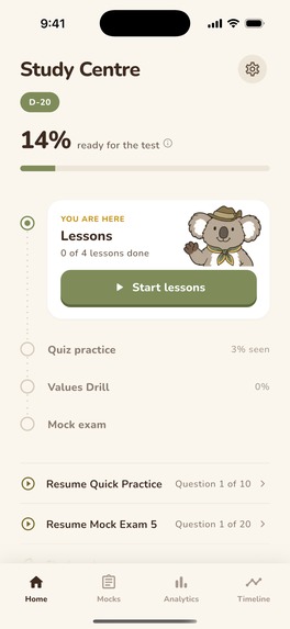 AU Citizenship Test Prep – screenshot 5
