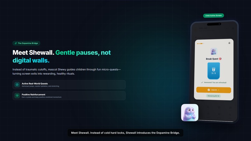 Shewall — Empathetic Screen Time & The Dopamine Bridge – screenshot 12