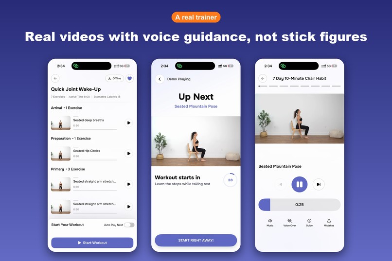 GO: Chair Yoga For Seniors – screenshot 1