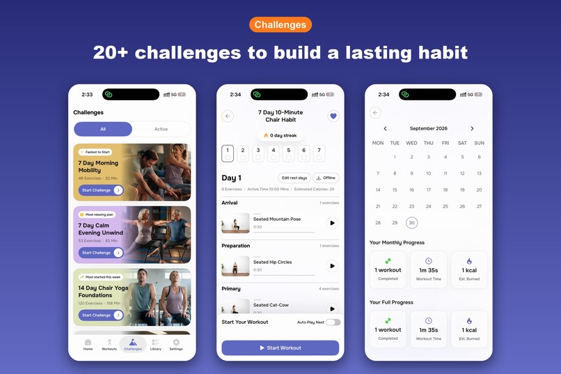 GO: Chair Yoga For Seniors – screenshot 2