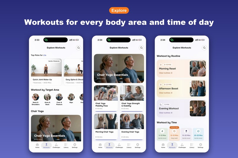 GO: Chair Yoga For Seniors – screenshot 3