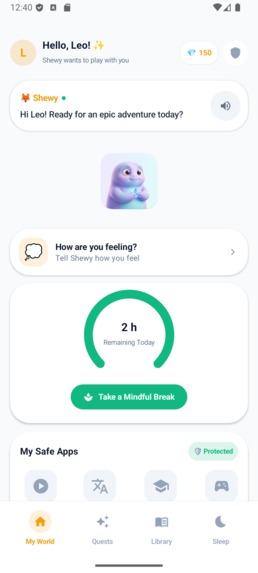 Shewall — Empathetic Screen Time & The Dopamine Bridge – screenshot 3