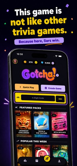Gotcha: Bluff Party Trivia Game – screenshot 6