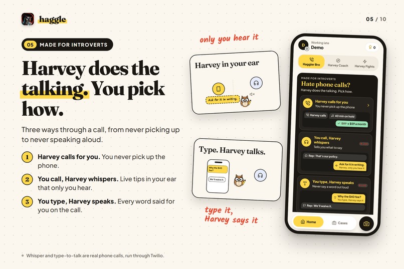 Haggle: AI Bill Negotiator for Introverts – screenshot 2