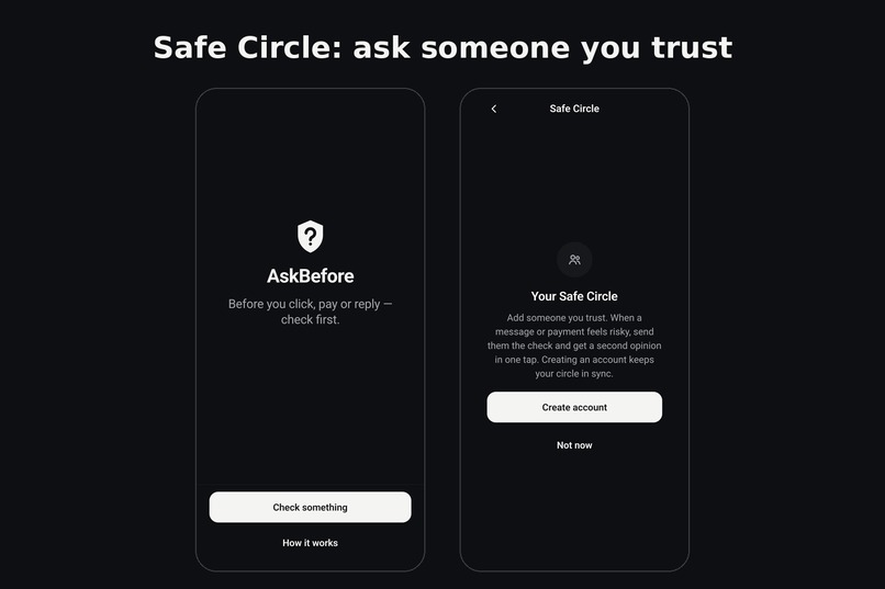 AskBefore – screenshot 2