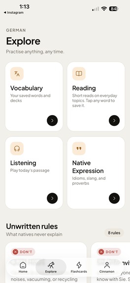 Cinnamon: Calm Language Habit – screenshot 4
