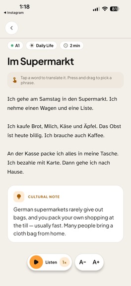 Cinnamon: Calm Language Habit – screenshot 5