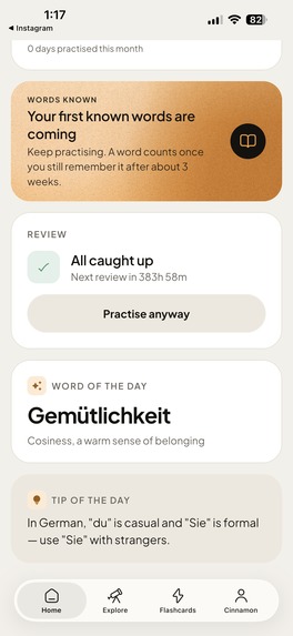 Cinnamon: Calm Language Habit – screenshot 6