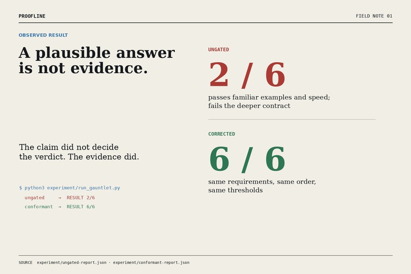 Proofline – screenshot 1