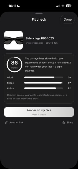 Specfit - AI Try on app for Glasses – screenshot 1