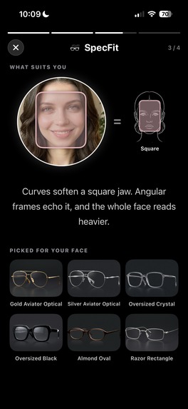Specfit - AI Try on app for Glasses – screenshot 3