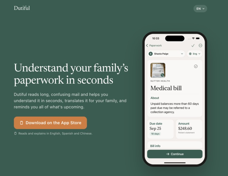 Dutiful – screenshot 1