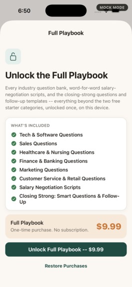 Interview Playbook – screenshot 2