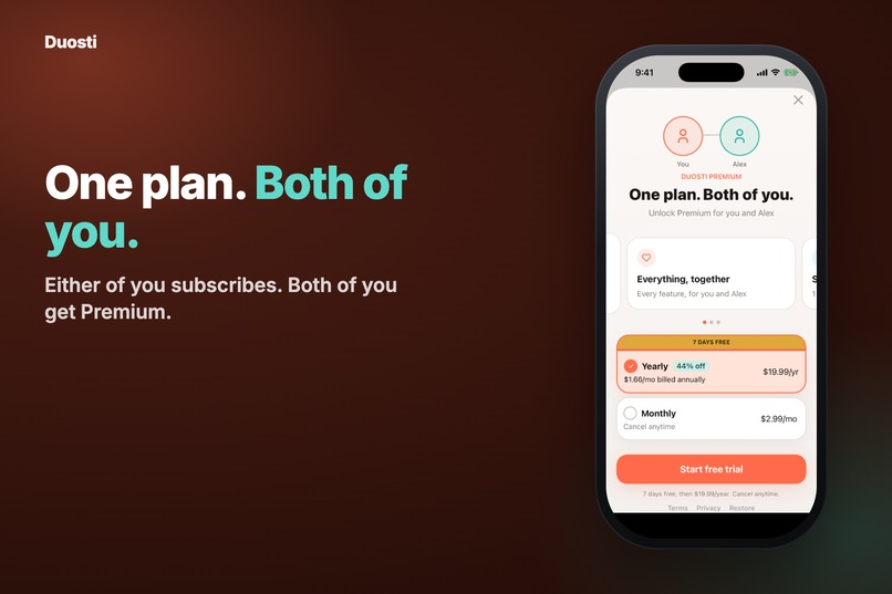 Duosti: Habit Tracker for Two – screenshot 8