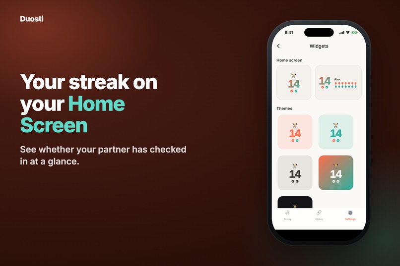 Duosti: Habit Tracker for Two – screenshot 13