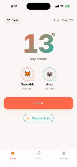 Duosti: Habit Tracker for Two – screenshot 14